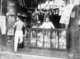 China: Incense and candles shop at the entrance to a narrow Shanghai lane, 1920s